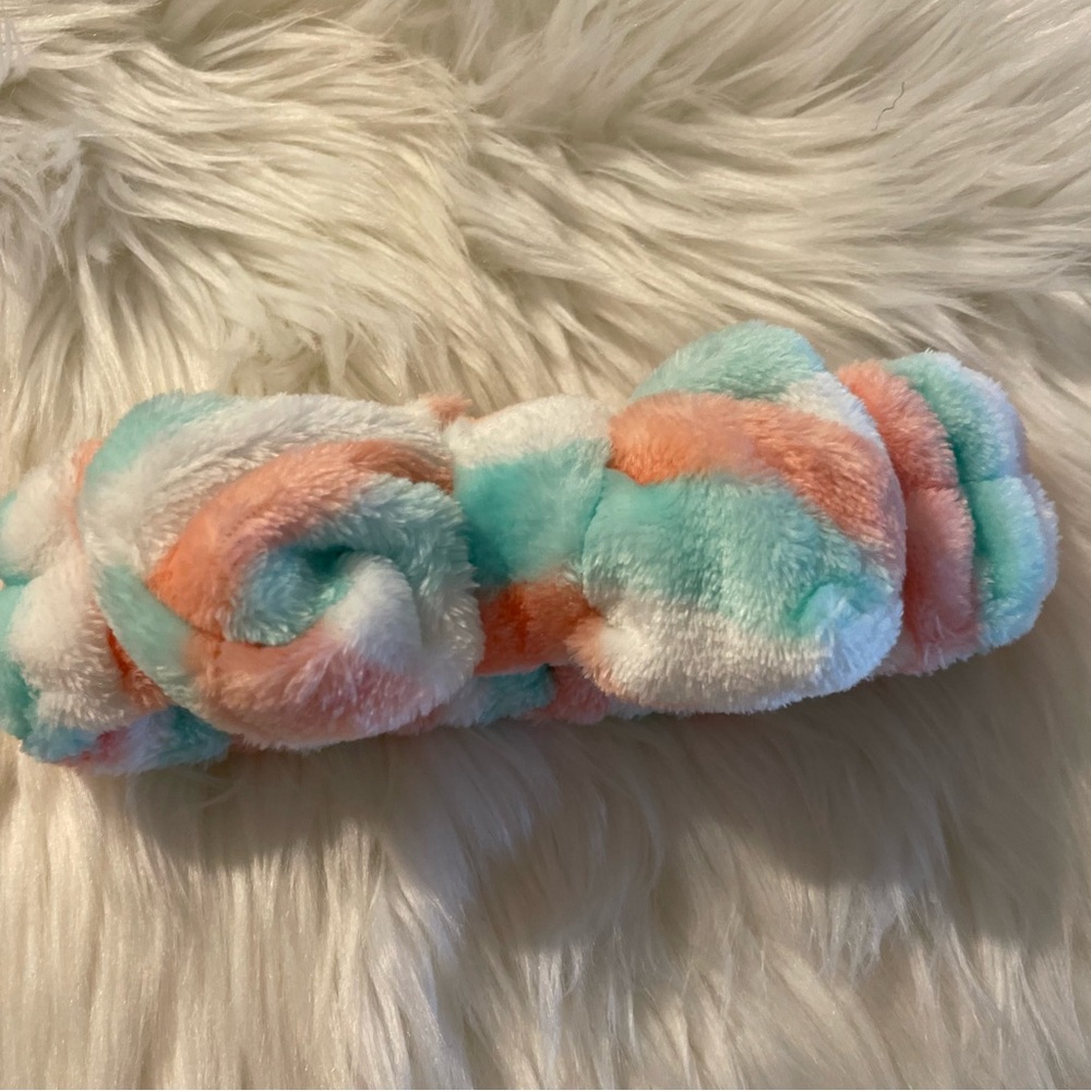🎉5/$10 NEW Pastel Colorful Plush Kids Headband